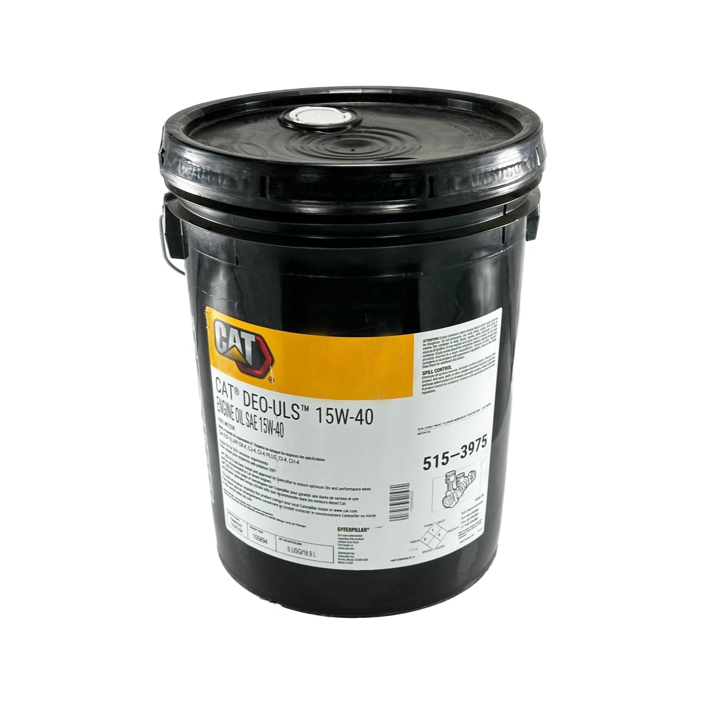 Cat 515-3975 DEO-ULS 15W-40 Engine Oil | 5 Gallons